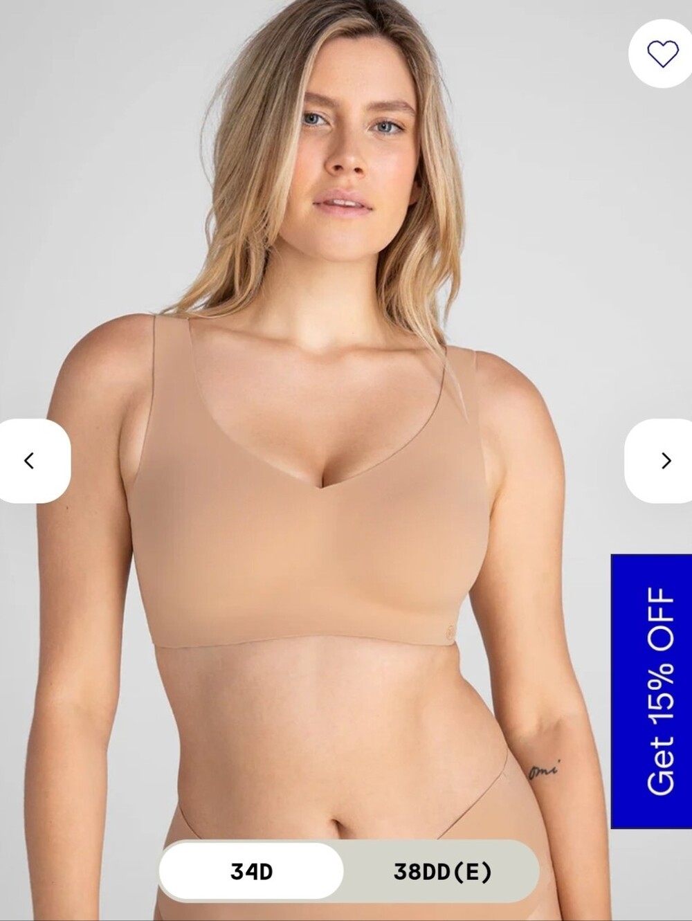 Honeylove Seamless Wireless Bra in Taupe